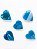 Pop Socket Ágata formato coração azul | Phone Grip - Imagem 2