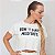 T-shirt Yoga Cropped Off White - Don't Hate Meditate - Imagem 1