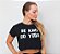 T-shirt Yoga Cropped Preta - Be kind Do yoga - Imagem 1