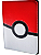Pasta Álbum Binder com Zíper com 20 folhas pretas 18 bolsos Pokébola - Pokémon - Imagem 1