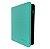 Pasta Binder Premium 9 bolsos com zíper, p/ 540 cards TCG, carregamento lateral dupla face, capa de couro PU (verde) - Imagem 1