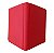 Pasta Binder Premium 9 bolsos com zíper, p/ 540 cards TCG, carregamento lateral dupla face, capa de couro PU (vermelho) - Imagem 3