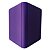 Pasta Binder Premium 9 bolsos com zíper, p/ 540 cards TCG, carregamento lateral dupla face, capa de couro PU (roxo) - Imagem 3