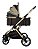 Carrinho de passeio PET Unique  Europeu Golden Club Baby 3 em 1 Dourado e Marrom - Imagem 10
