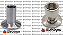 Niple Adaptador TC 1" / 1.1/2" x BSP/L Fêmea 3/4" Aço Inox 304 - Imagem 1
