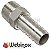 Adaptador BSP/N (Macho) 3/4" x Mangueira 3/4" Aço Inox 304 - Imagem 1