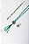 Pulseira Prata Verde Esmeralda - Imagem 3