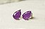 Brinco Ametista Gota Prata 925 - Imagem 2