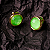 Brinco Seoul - Cristal Verde Neon - Imagem 2