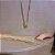Colar com Pingente Quadrado e Cravação em Zircônia Cristal - Corrente Veneziana - Banho Ouro 18K - Semijoia de Luxo - Imagem 5