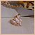 Anel Ramo de Folhas Cravejadas com Zircônia Cristal - Banho Ouro 18k - Semijoia de Luxo - Imagem 5