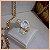 Anel com Duas Pedras Ovais de Zircônia Cristal e Micro Zircônia Cristal nos Detalhes - Banho Ouro 18K - Semijoia de Luxo - Imagem 6