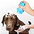 Pente Escova Pet Massageadora Para Banho Cães E Gatos - Imagem 1