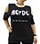 Camiseta Ombro Vazado Ac/dc - Imagem 1