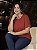Blusa Lisa Plus Size – Manga Dobrada - Imagem 4