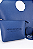 KIT FEMME AZUL | Bolsa Prática | Necessaire Carteira | Porta Batom com Espelho Integrado - Imagem 2