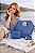 KIT FEMME AZUL | Bolsa Prática | Necessaire Carteira | Porta Batom com Espelho Integrado - Imagem 4