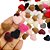 APLIQUE PELÚCIA MINI CORAÇÃO CORES DIVERSAS (17MM) - 1 UNIDADE - Imagem 1