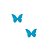 APLIQUE ACRÍLICO BORBOLETA PEQUENO AZUL CLARO (1,5CM) - 1 UNIDADE - Imagem 1