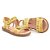 Sandália Infantil Menina Gambo Amarelo Banana - Imagem 1