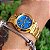 Relógio Orient 3 Estrelas Feminino Automático Banhado A Ouro BNQ1A001LK - Imagem 1