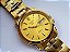 Relógio Seiko 5 Automático Clássico Plaque Ouro Snkk76k1 - Imagem 3