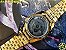 Relógio Seiko 5 Automático Dourado Calendário Duplo Snk366k1 - Imagem 9
