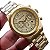 Relógio Masculino Nautica A22619G Cronógrafo Analógico Dourado - Imagem 1