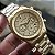 Relógio Masculino Nautica A22619G Cronógrafo Analógico Dourado - Imagem 8