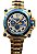 Relógio Robusto Vip Eurostar Japones Mh-8369 Azul Rose - Imagem 1