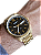 Relógio Masculino Dourado Orient Fundo Preto Mgss2 009 - Imagem 1