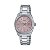 Relógio Feminino Casio Ltp-1302dd-4a1vdf Standard Prateado Prateado Rosa - Imagem 1