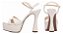 Sandália Meia Pata Feminina Off White 1.210b - Imagem 5