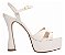 Sandália Meia Pata Feminina Off White 1.210b - Imagem 6