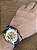 ROTARY SKELETON AUTOMÁTICO PULSEIRA COURO ANOS 90 40MM - Imagem 1