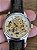 ROTARY SKELETON AUTOMÁTICO PULSEIRA COURO ANOS 90 40MM - Imagem 5