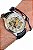 ROTARY SKELETON AUTOMÁTICO PULSEIRA COURO ANOS 90 40MM - Imagem 8