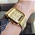 Relógio Casio Unissex Vintage Aq-230ga 9bmq Dourado Quadrado - Imagem 1