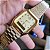 Relógio Casio Unissex Vintage Aq-230ga 9bmq Dourado Quadrado - Imagem 2
