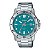 Relógio Casio Masculino MTP-VD01D-3E2VUDF Turquesa Aço Quartz 50M Data - Imagem 1