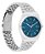 Relógio Casio MTP-B145D-2A2VDF Azul Aço Quartz Calendário 50M Original - Imagem 5