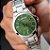 Relógio Casio MTP-1381D-3AVDF Verde Aço Dia Data 50M Original - Imagem 3