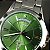 Relógio Casio MTP-1381D-3AVDF Verde Aço Dia Data 50M Original - Imagem 6