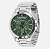 Relógio Casio MTP-1381D-3AVDF Verde Aço Dia Data 50M Original - Imagem 8