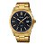Relógio Casio MTP-VD03G-1AUDF Dourado Preto Aço Quartz Data - Imagem 1