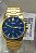 Relógio Casio MTP-VD03G-2AUDF Dourado Azul Aço Quartz Data - Imagem 2