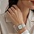 Relógio Casio Feminino LTP-B166D-7AVDF Prata Retangular Aço Inox 50M - Imagem 10