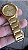 Citizen Quartz Dourado Day Date Calibre 1112 Vintage Anos 90 - Imagem 3