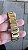Citizen Quartz Dourado Day Date Calibre 1112 Vintage Anos 90 - Imagem 6