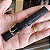 Pulseira Relógio Chainon Couro De Avestruz 16mm Preto - Imagem 2